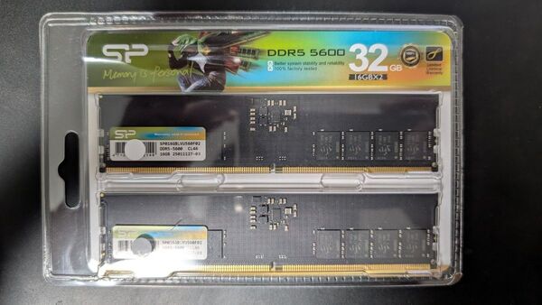 シリコンパワー Silicon Power デスクトップPC用メモリ DDR5-5600 32GB(16GB×2枚)