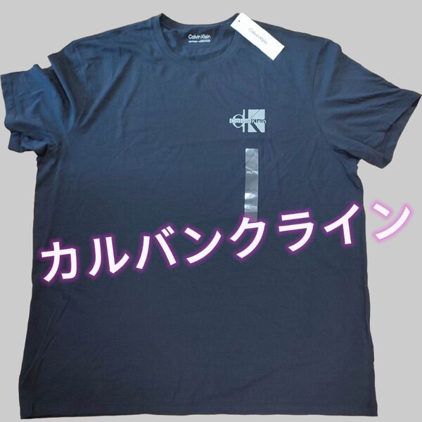 【新品】Calvin Klein ブラック Tシャツ カルバンクライン 半袖 ck