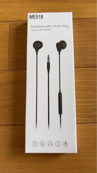 イヤホン 有線 3.5mm HIFI音質 マイク付き クリア通話 リモコン付き