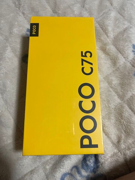 POCO C75 8GB RAM 256GB ROM 新品未開封 Black
