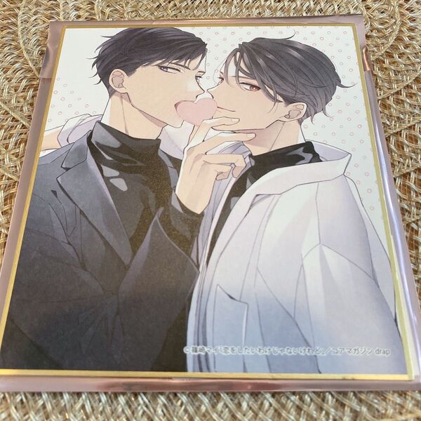 クーポンで値引き【新品未使用】drap 25周年記念展 アニメイト ミニ色紙 ベビーピンク 恋をしたいわけじゃないけれど 篠崎マイ