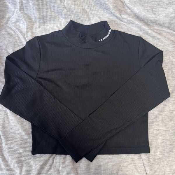 dc shoes クロップド ロングスリーブ Tシャツ L