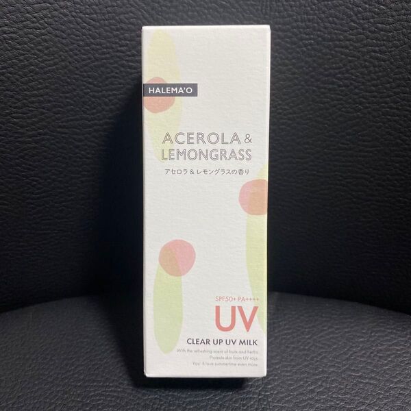 ハレマオ クリアアップUVミルク 30g デミ 日焼け止め 乳液 化粧下地 spf50+ PA++++ ラベンダーカラー
