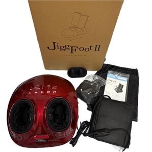 超美品 アテックス マッサージ機 ジグフットII jigg foot2 AX-HX1520ED レッド