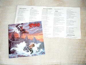 初期廃盤 Dio ディオ Holy Diver 情念の炎 / Vinny Appice (ex: black sabbath ) Vivian Campbell (Def Leppard ex: Whitesnake ) 32PD 128