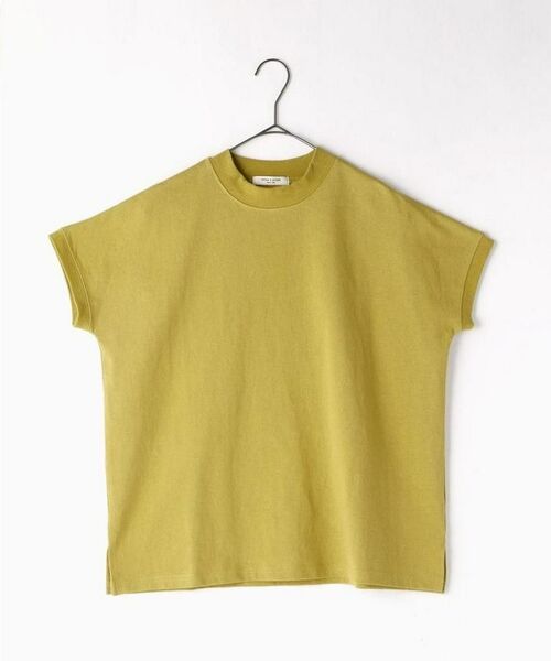 フリークスストア * カットソー コットン 半袖 Tシャツ 黄色 イエロー USA トップス ハイネック ノースリーブ フレンチ