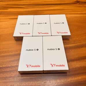 【新品未開封】 nubia S 5G SIMフリー 5台