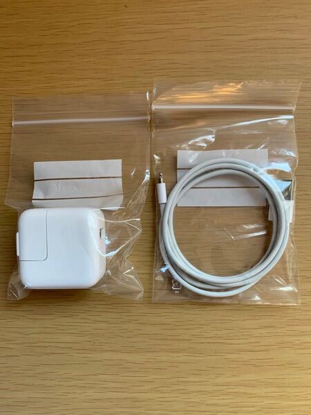 Apple 純正 USB 電源アダプター 充電器 10W A1357 アップル iPad iPhone ライトニングケーブル付