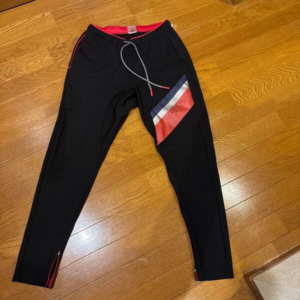 LYFT 2WAY WIDE STRIPE PANTS - BLACK