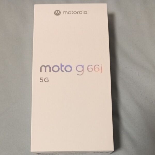 新品未開封 Motorola moto g66j 5G (8GB/128GB) ブラックオイスター
