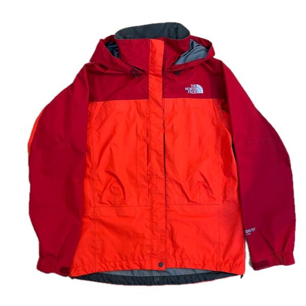 GORE-TEX ノースフェイス レインウェア 赤 M レディース JACKET MOUNTAIN