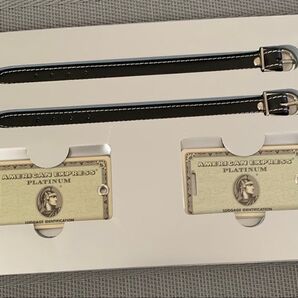 非売品 AMEX アメックス プラチナ ノベルティ ラゲッジタグ ネームプレート