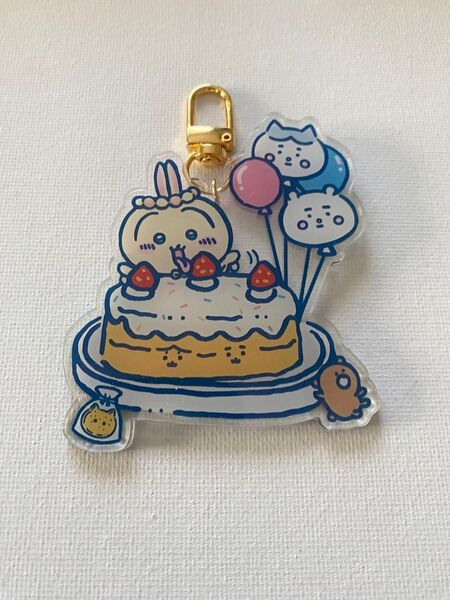 売り切れました ちいかわ アクリルキーホルダー 大きめ8cm うさぎ