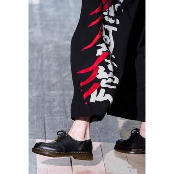 Yohji Yamamoto ヨウジヤマモト pour homme 南無阿弥陀 刺繍 レーヨン ワイドパンツ レア