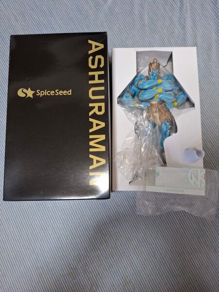 スパイスシード アシュラマン原作 PVC キン肉マン ファイブスタートイ フィギュア プレートつき