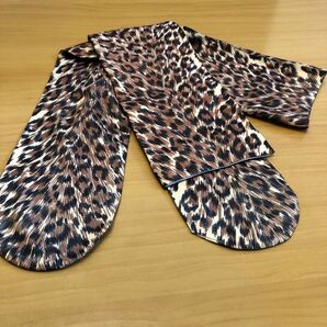 レオパード柄 ハイソックス ほぼ未使用品