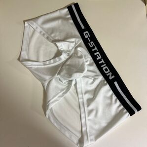 GーSTATIONジーステーション ボクサーブリーフ ボクサーパンツもっこりびっくりツルツル生地サイズLもっこりもっこりもっこり