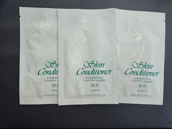 ALBION スキンコンディショナー エッセンシャルペーパーマスク N 3枚セット