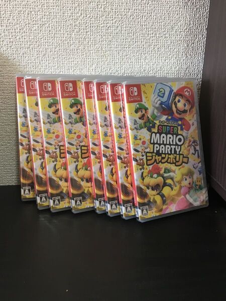 Nintendo Switch スーパー マリオパーティ ジャンボリー 新品未開封シュリンク付き 9枚セット