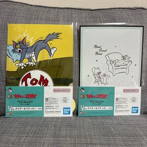【H賞 ポスター&ステッカー】一番くじ トムとジェリー おいしい毎日