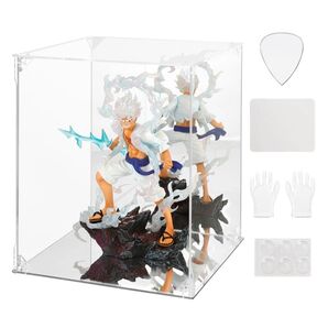 フィギュアケース 台座 手袋付き ディスプレイケース アクリルケース 透明ケースフィギュアケース アクリル UVカット マグネット