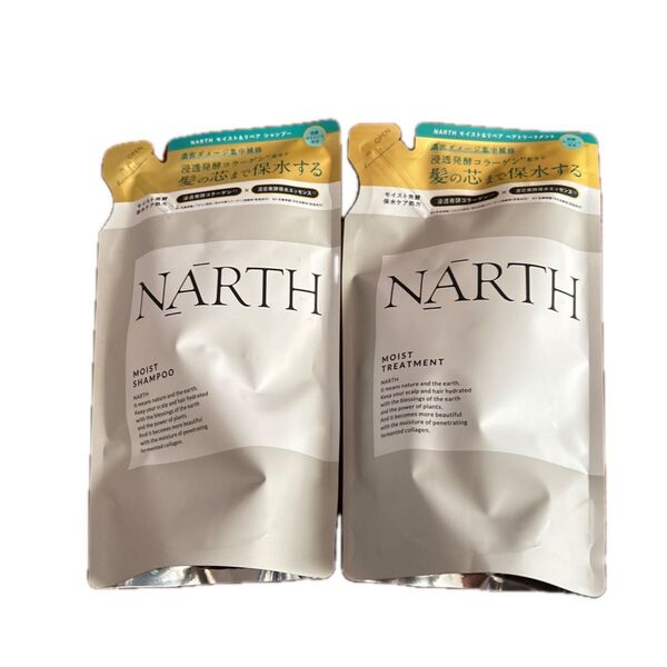 【新品】NARTH モイストリペアシャンプー トリトメント詰替用 350ml