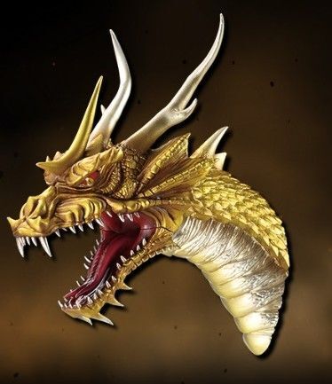 一番くじ ゴジラ 大怪獣列伝G G賞 モンスターヘッドマグネット キングギドラ フィギュア