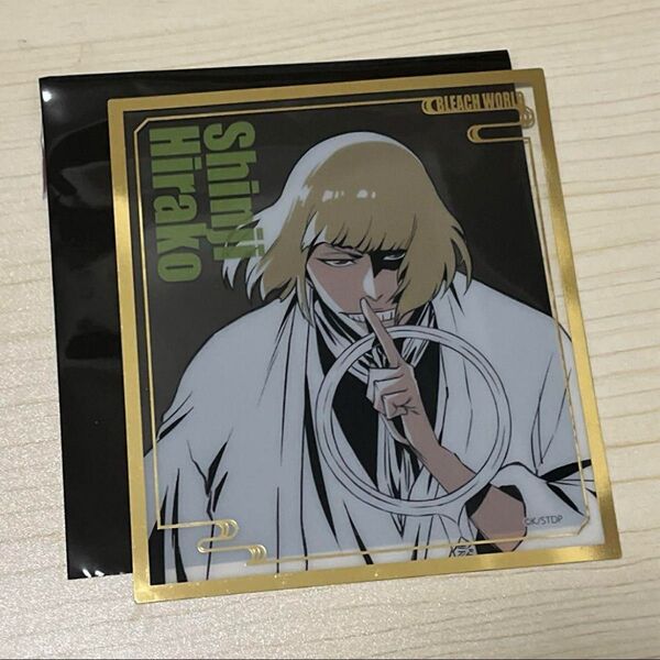 BLEACH WORLD 平子真子 クリアミニ色紙 平子 クリア色紙