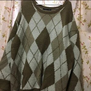 ニット アーガイル (購入時の写真そのままです)