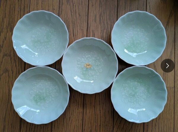 有田焼 花模様 小鉢 華峰 5枚
