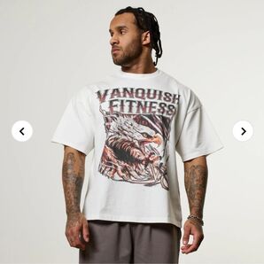 VANQUISH FITNESS Tシャツ ホワイト系 Sサイズ