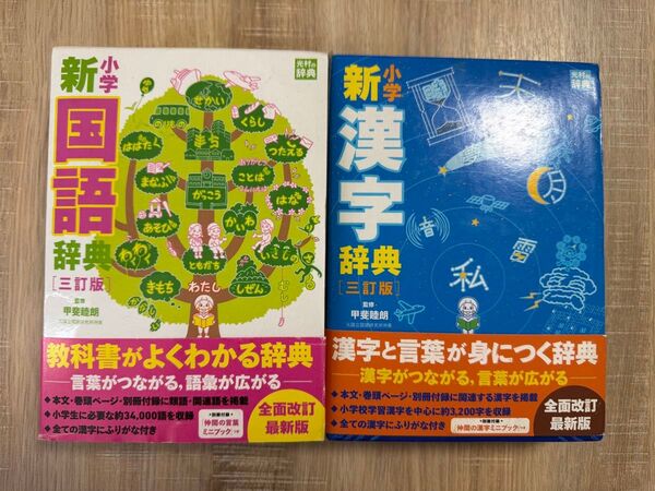 小学新国語辞典 小学新漢字辞典 2冊セット
