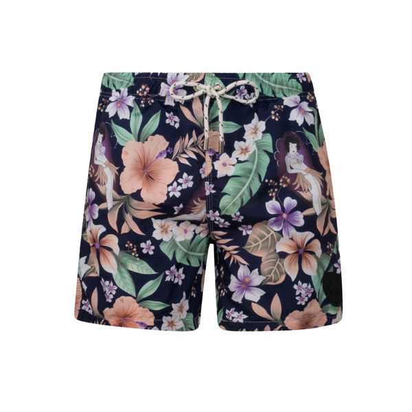 新品日本未入荷UKブランド Bellfield Colada Swimshort S 花柄 メンズ 水着 総柄 スイムショーツ ベルフィールド asos 短め お洒落 半パン