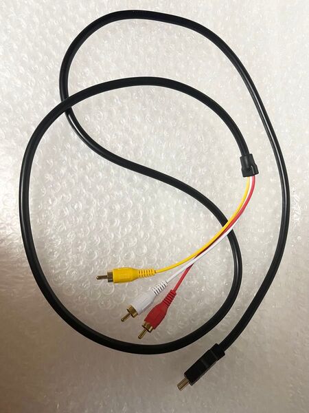 HDMI A/M TO RCA3 変換ケーブル テレビ ビデオ端子 1.5m