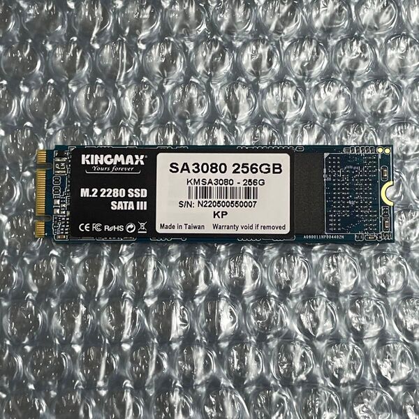 【EM】KINGMAX KMSA3080-256G 256GB M.2 SSD SATA 2280