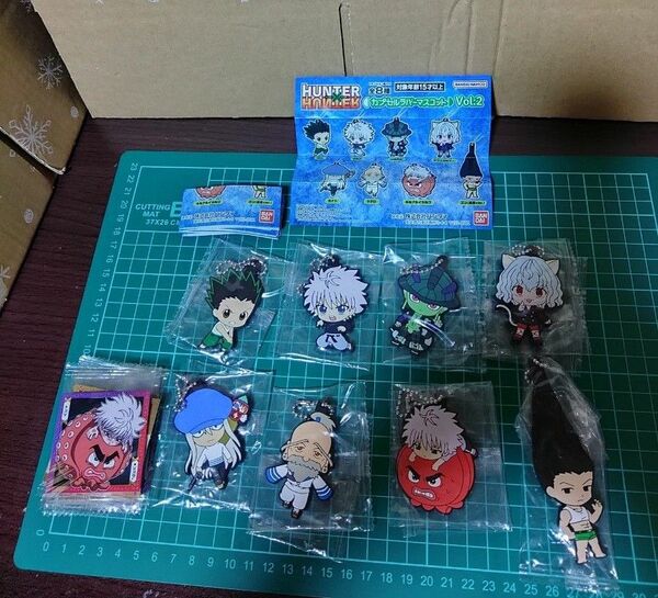 HUNTER×HUNTER カプセルラバーマスコット Vol:2 全8種 フルコンプ 未開封品 おまけあり