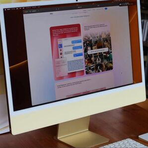 24" iMac イエロー(M4 10core / 24GBメモリ・512GB・US Keyboard・美品・送料無料)