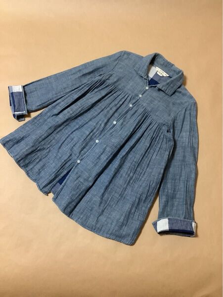 45R コットンガーゼデニムシャツ