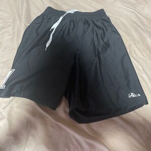 訳あり【日本製】adidas ハーフパンツ XLブラック メンズ スポーツウェアロゴ剥がれ
