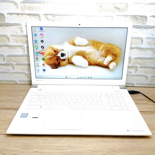 美品で動作超快適☆東芝ノートPC♪新品SSD500GB☆Windows11♪office付き