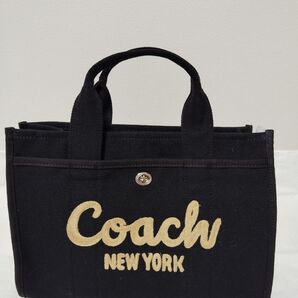 新品COACH コーチ ミニトートバッグ ブラック