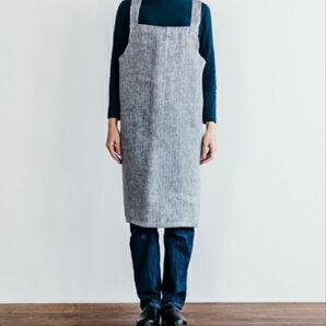 fog linen work ヘリンボーン クロスエプロン