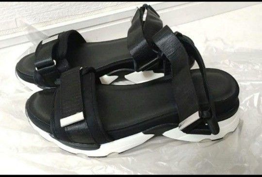 レディース サンダル ブラック Mサイズ