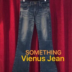 【SOMETHING(サムシング)Vienus Jean】フレアジーンズ デニムパンツ W30 日本製 EDWIN