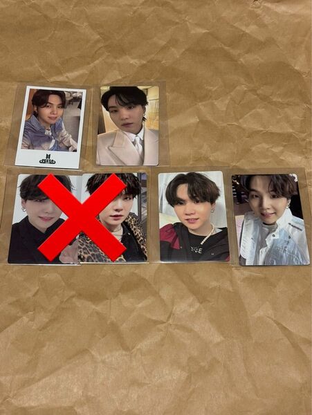 BTS トレカ フォトカード SUGA シュガ ユンギ FESTA