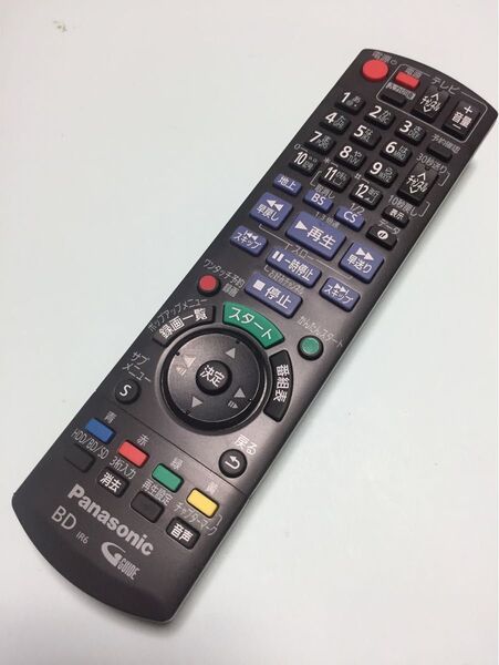 【清掃消毒済】 Panasonic パナソニック ブルーレイ レコーダー リモコン BD BDリモコン N2QAYB000821