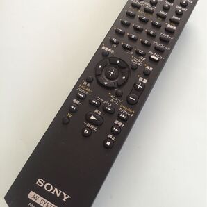 【動作確認清掃消毒済】 SONY ソニー AVシステム リモコン RM-AAU118