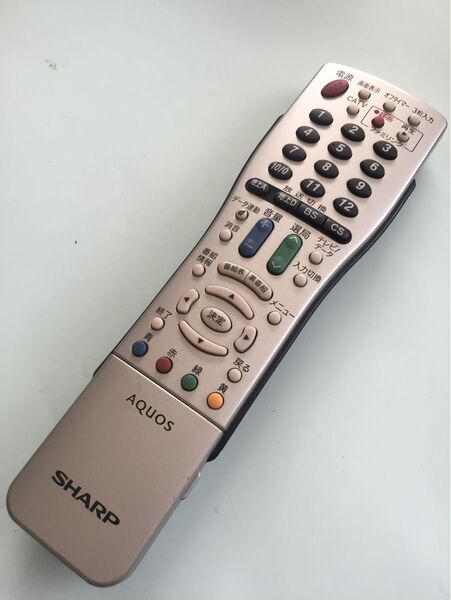 【動作確認清掃消毒済】 SHARP シャープ AQUOS テレビリモコン GA716WJSA