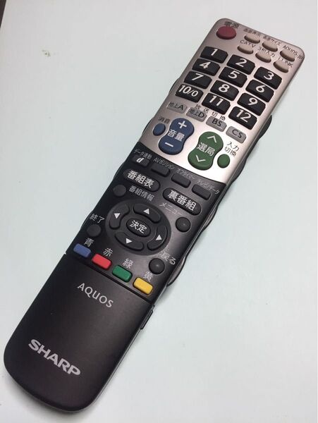 【動作確認清掃消毒済】 SHARP シャープ AQUOS テレビリモコン GA654WJSA