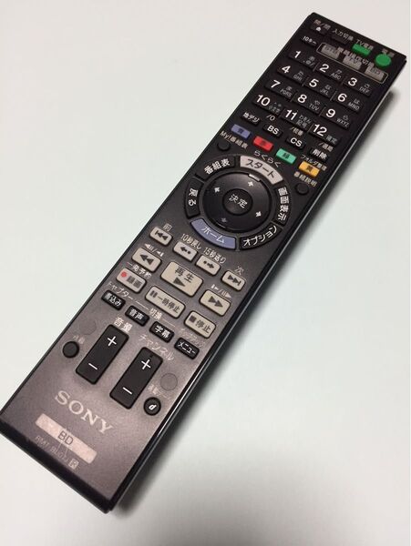【清掃消毒済】 SONY ソニー ブルーレイ レコーダー リモコン BD BDリモコン RMT-B007J